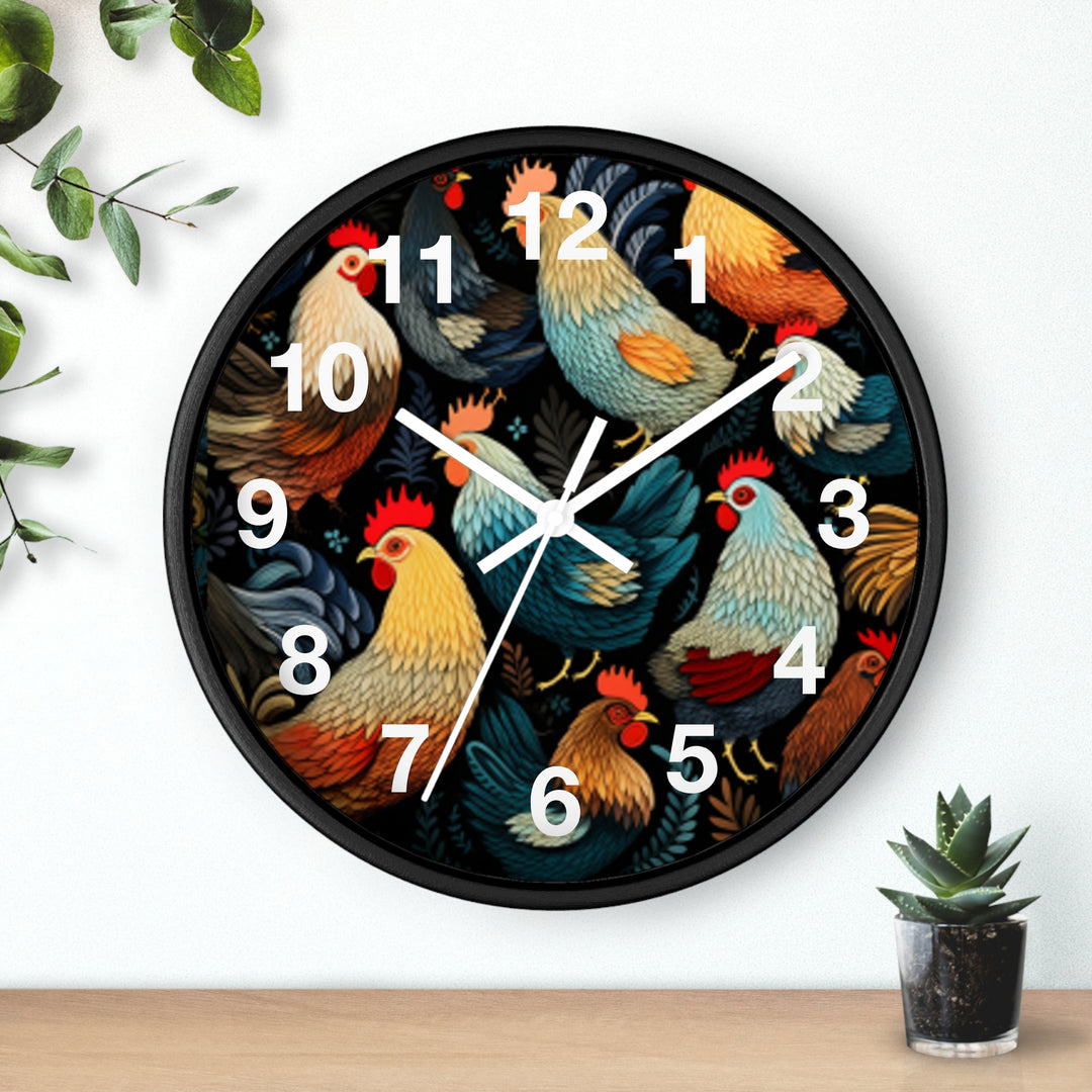 Chicken Wall Clock - Brachjoyllc