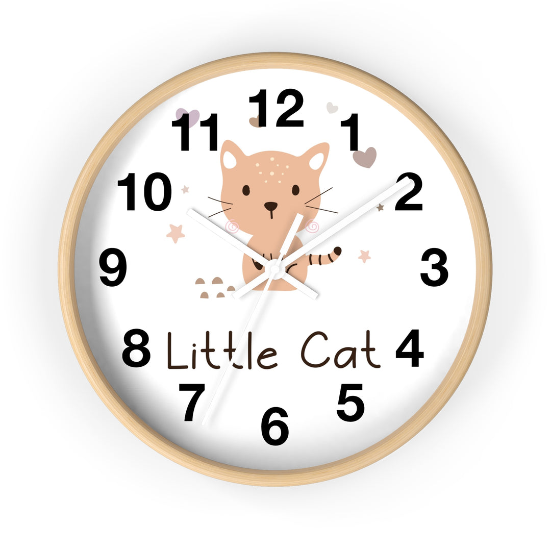 Little Cat Wall Clock, Cat Wall Clock - Brachjoyllc