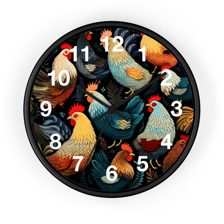 Chicken Wall Clock - Brachjoyllc