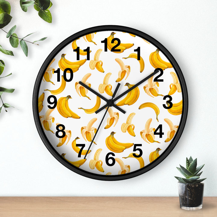 Banana Wall Clock, Fruit Wall Clock - Brachjoyllc