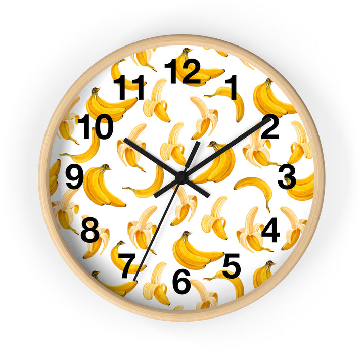 Banana Wall Clock, Fruit Wall Clock - Brachjoyllc