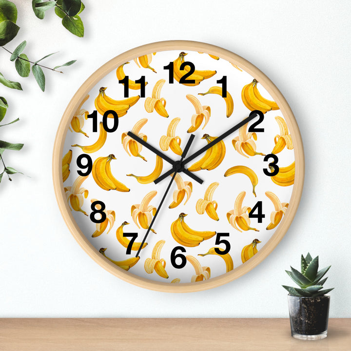 Banana Wall Clock, Fruit Wall Clock - Brachjoyllc