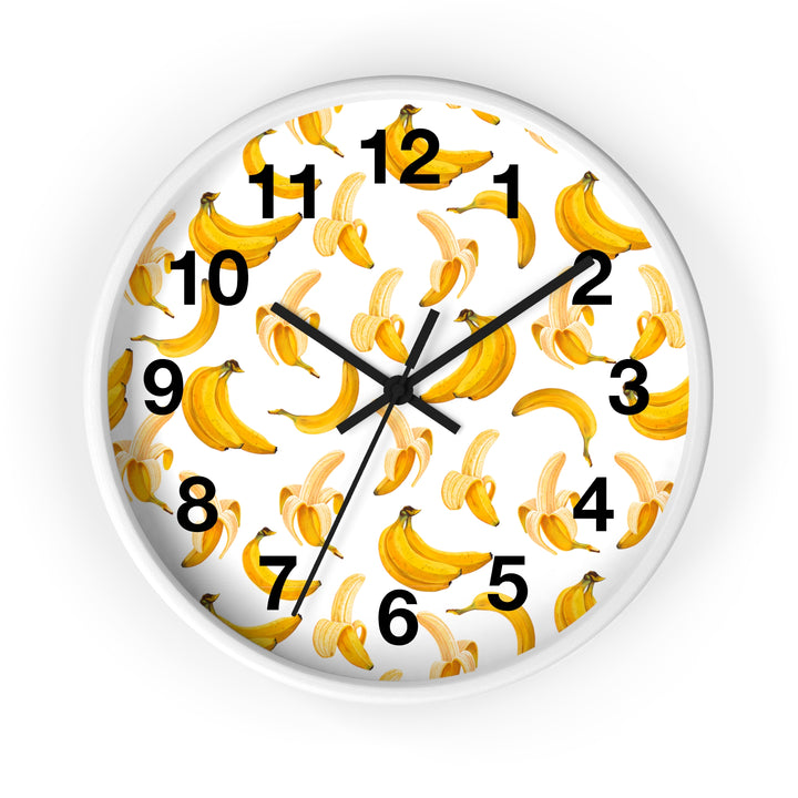 Banana Wall Clock, Fruit Wall Clock - Brachjoyllc