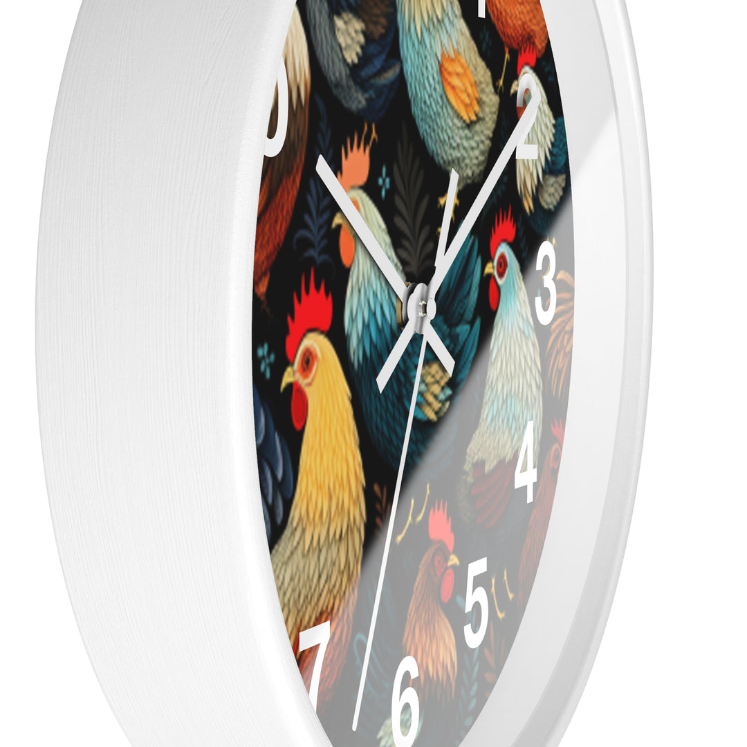 Chicken Wall Clock - Brachjoyllc