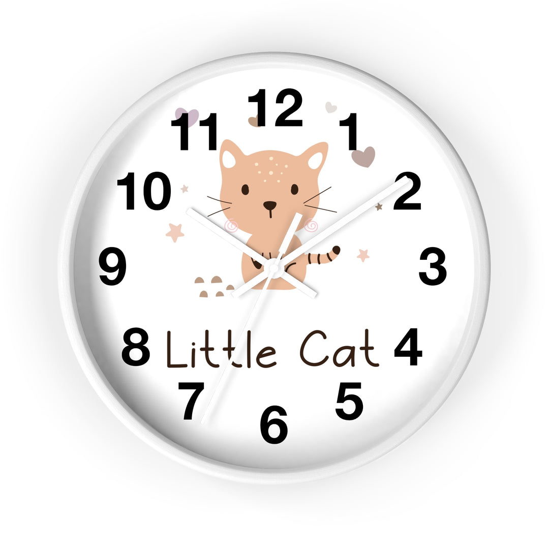 Little Cat Wall Clock, Cat Wall Clock - Brachjoyllc