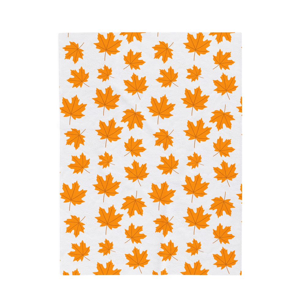 Maple Leaf Blanket, Fall Blanket - Brachjoyllc