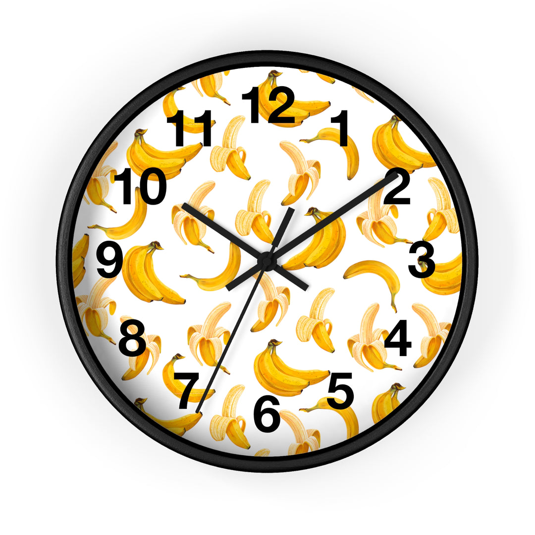 Banana Wall Clock, Fruit Wall Clock - Brachjoyllc