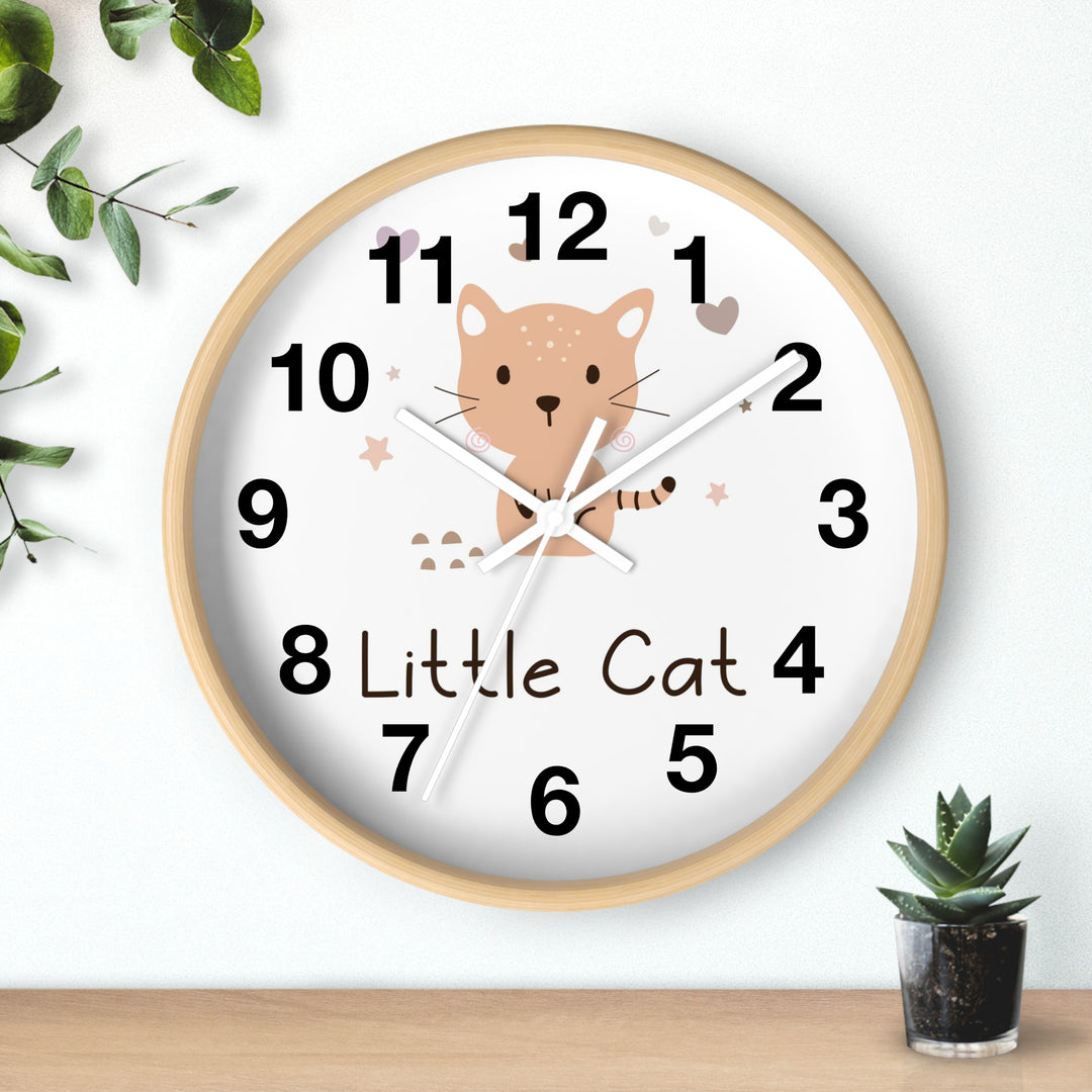 Little Cat Wall Clock, Cat Wall Clock - Brachjoyllc