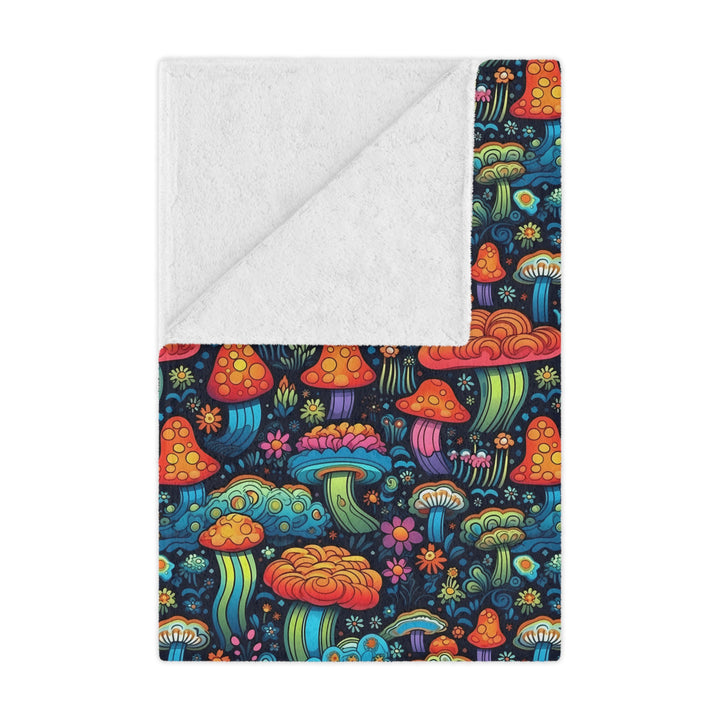 Mushroom Minky Blanket