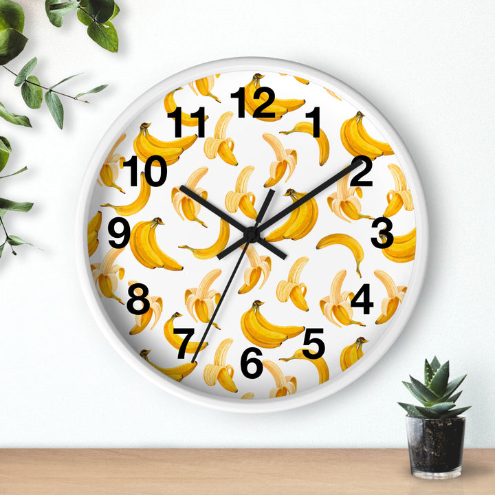 Banana Wall Clock, Fruit Wall Clock - Brachjoyllc