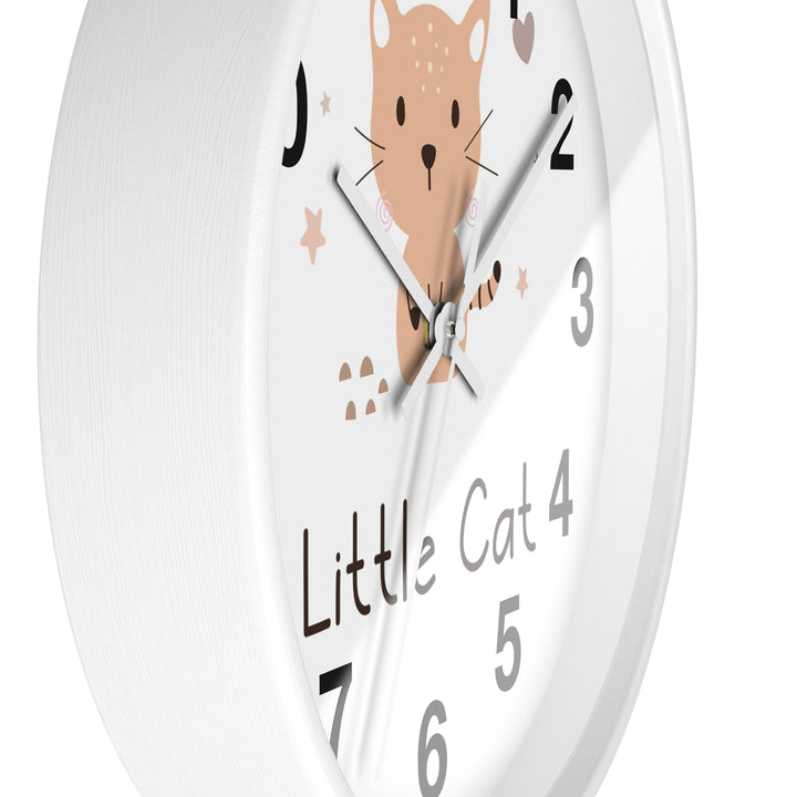 Little Cat Wall Clock, Cat Wall Clock - Brachjoyllc