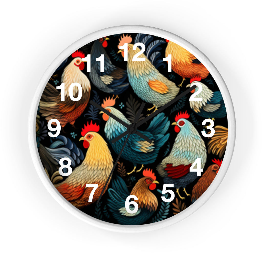 Chicken Wall Clock - Brachjoyllc