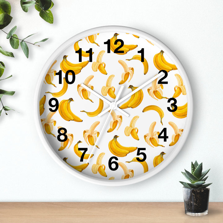 Banana Wall Clock, Fruit Wall Clock - Brachjoyllc