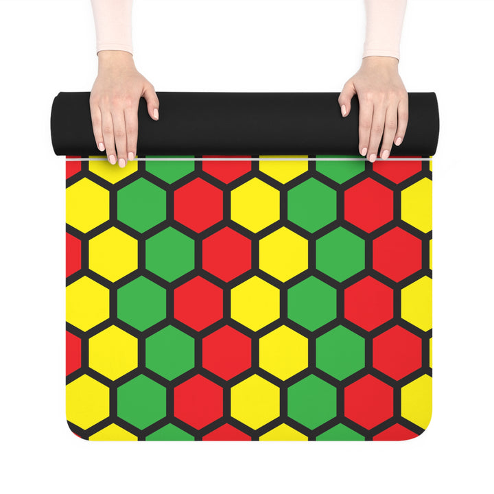 Rasta Rubber Yoga Mat