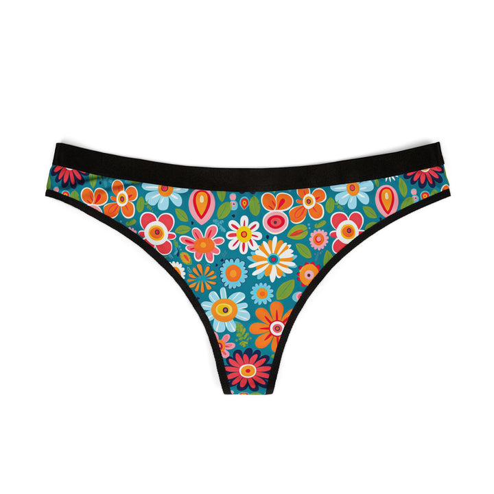 Floral Thongs - Brachjoyllc