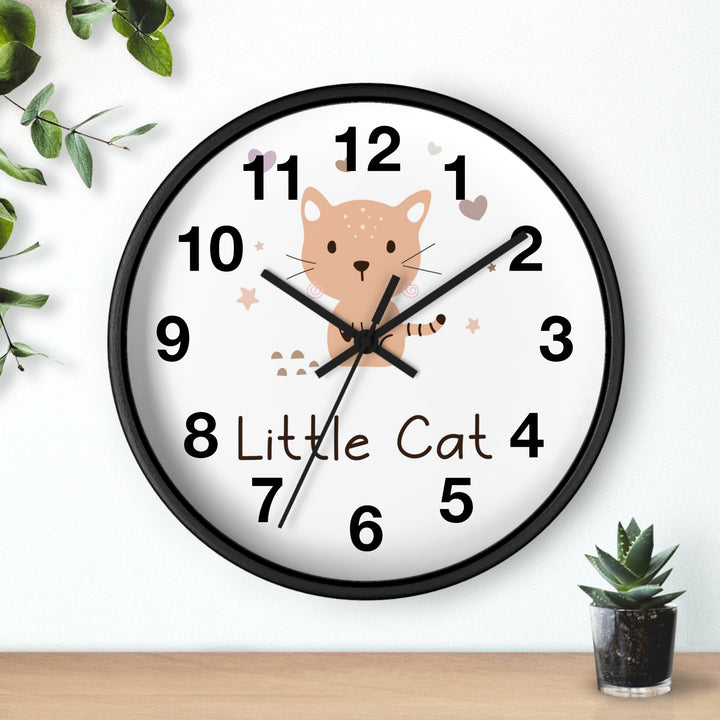 Little Cat Wall Clock, Cat Wall Clock - Brachjoyllc