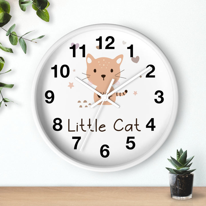 Little Cat Wall Clock, Cat Wall Clock - Brachjoyllc