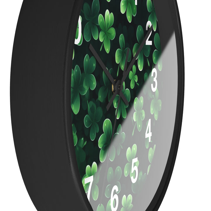 Clover Wall Clock, Irish Wall Clock - Brachjoyllc