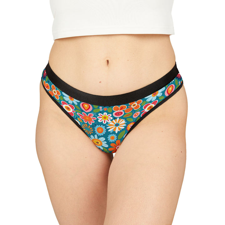 Floral Thongs - Brachjoyllc