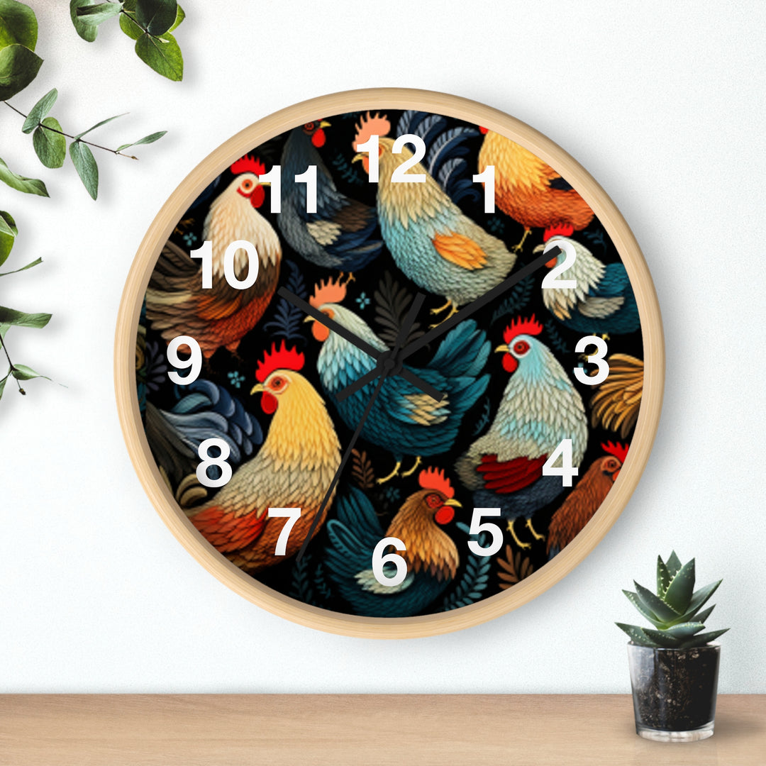 Chicken Wall Clock - Brachjoyllc