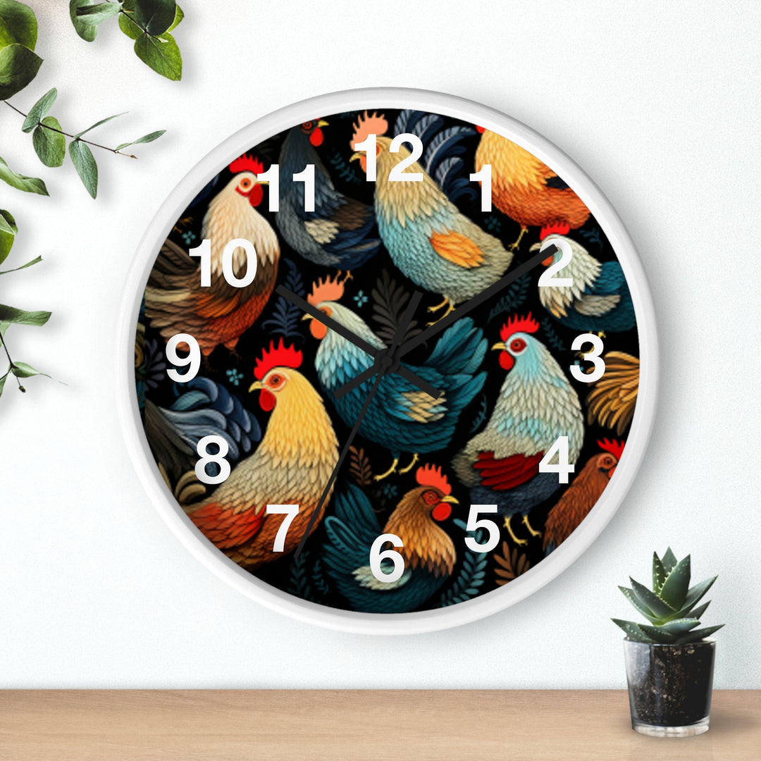 Chicken Wall Clock - Brachjoyllc