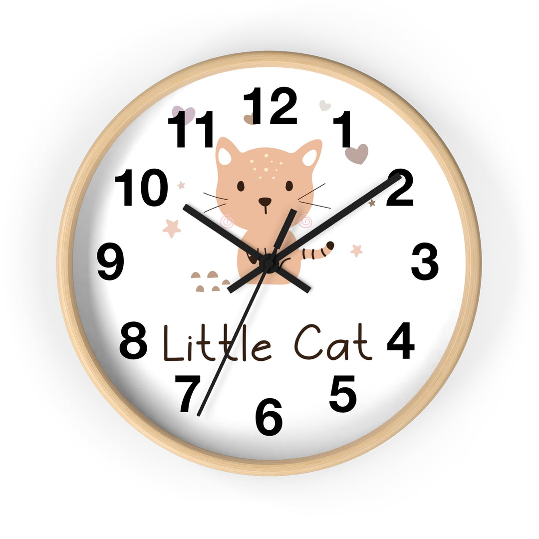 Little Cat Wall Clock, Cat Wall Clock - Brachjoyllc