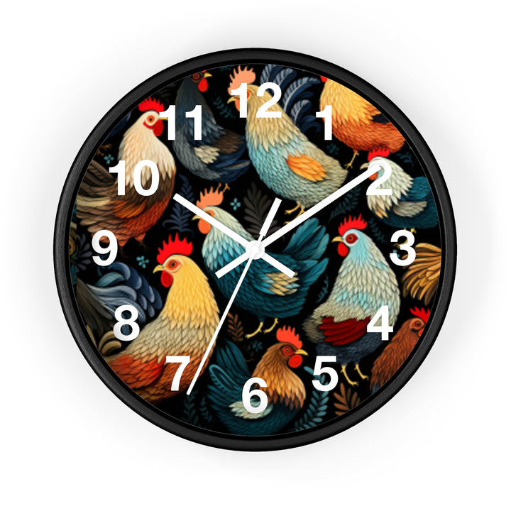 Chicken Wall Clock - Brachjoyllc