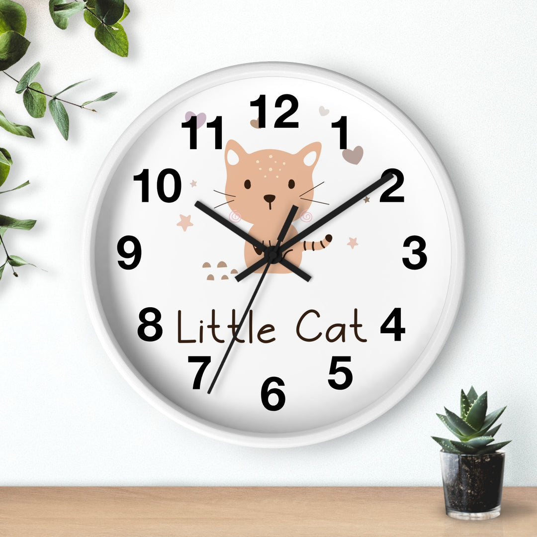 Little Cat Wall Clock, Cat Wall Clock - Brachjoyllc