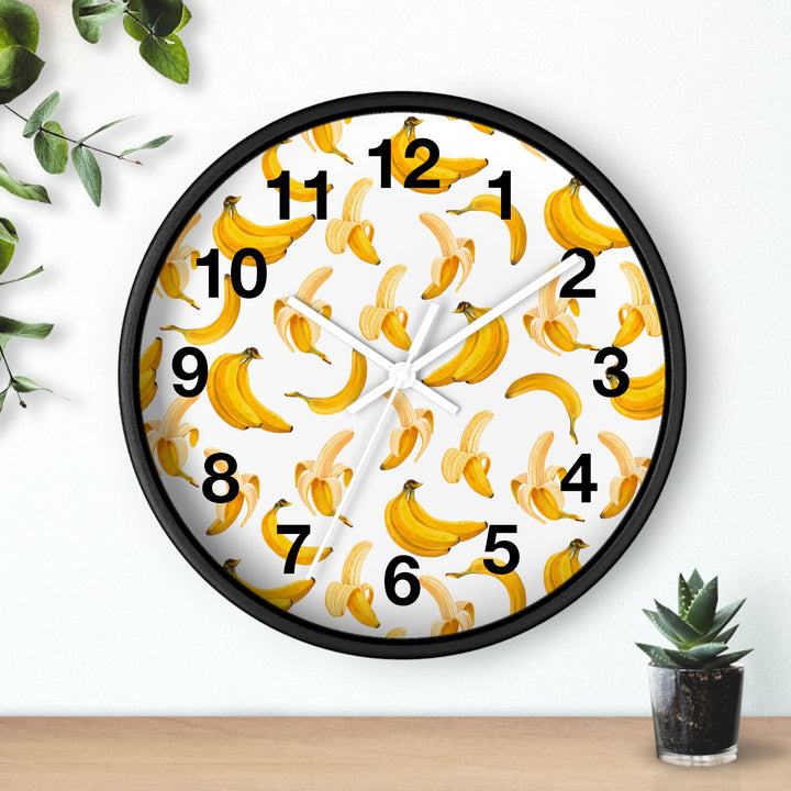 Banana Wall Clock, Fruit Wall Clock - Brachjoyllc