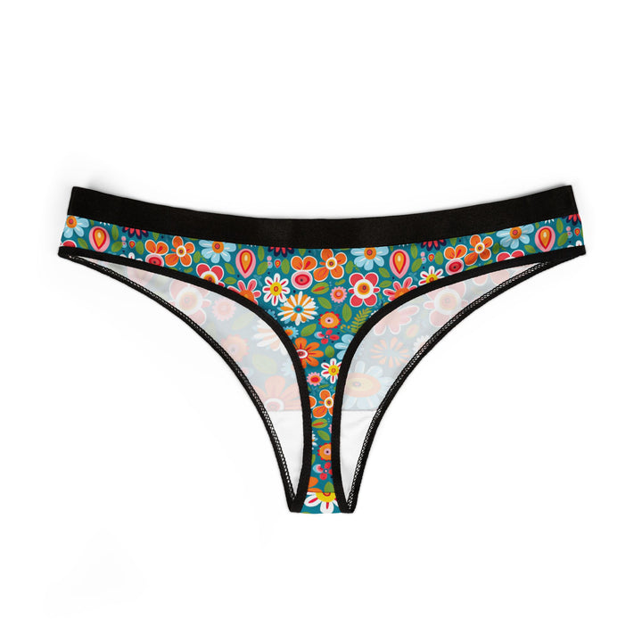 Floral Thongs - Brachjoyllc