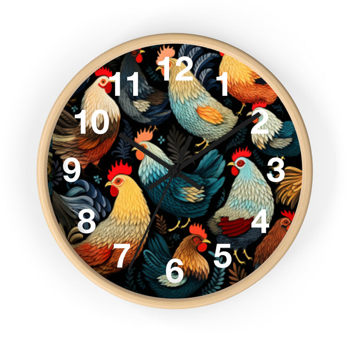 Chicken Wall Clock - Brachjoyllc