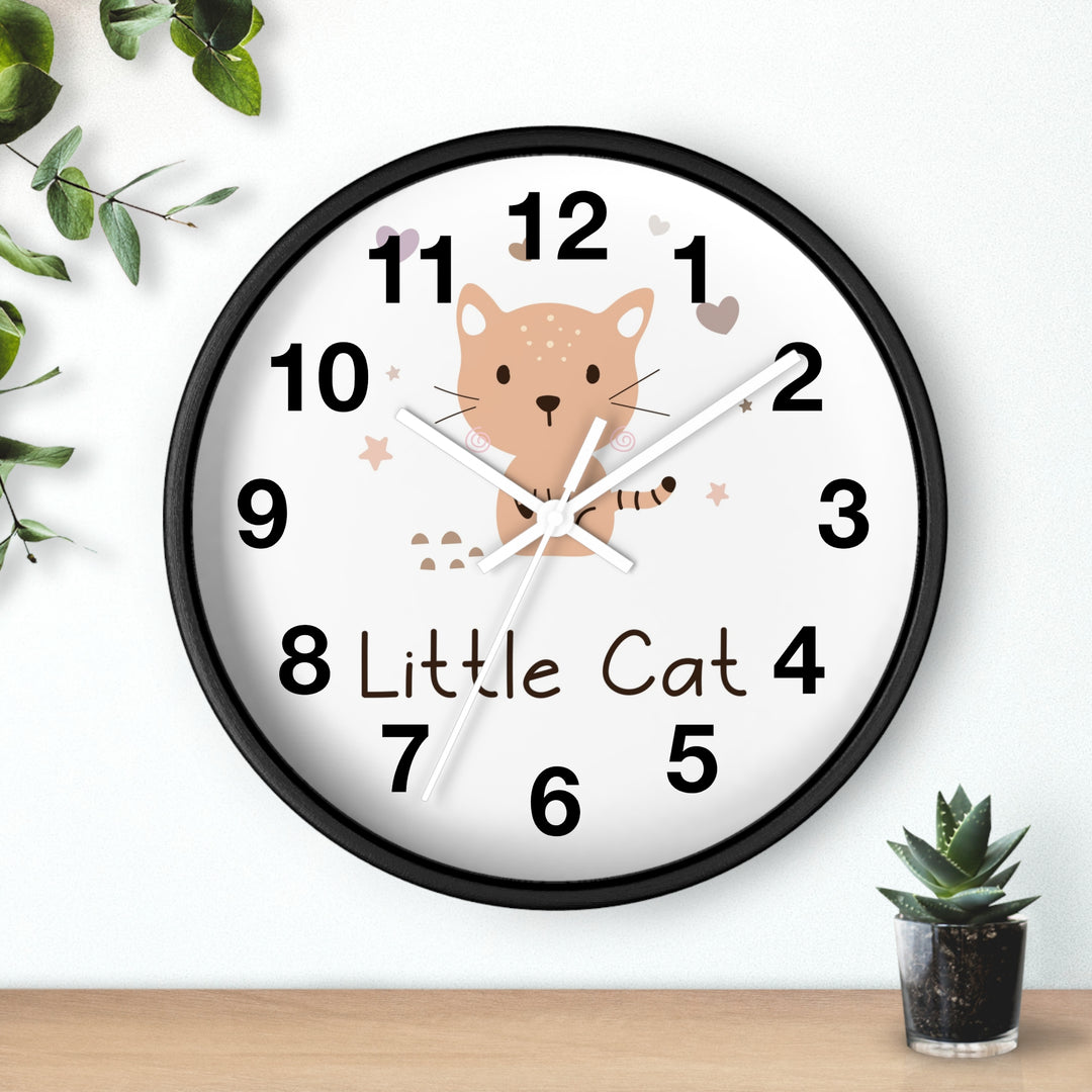 Little Cat Wall Clock, Cat Wall Clock - Brachjoyllc