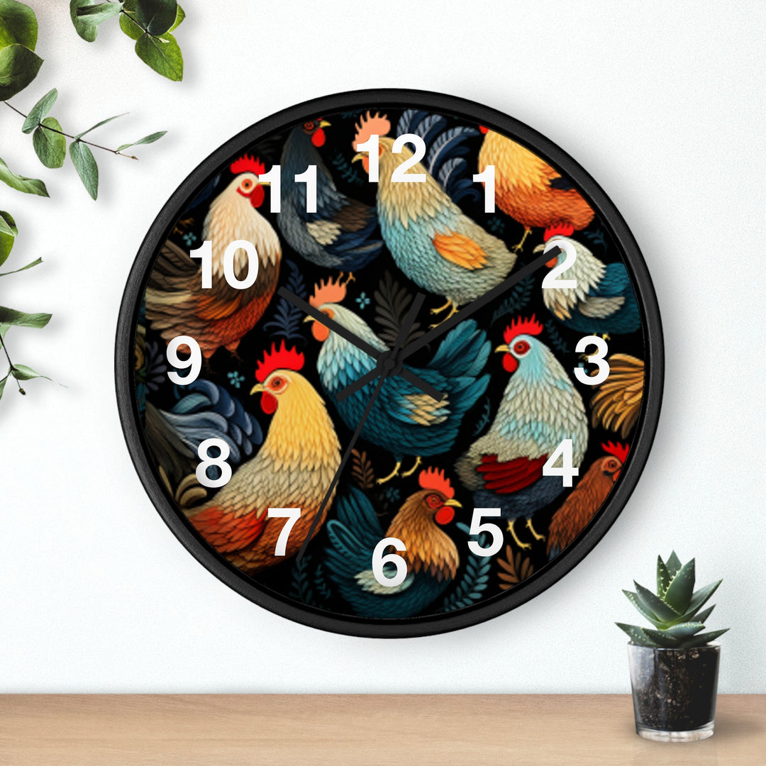 Chicken Wall Clock - Brachjoyllc