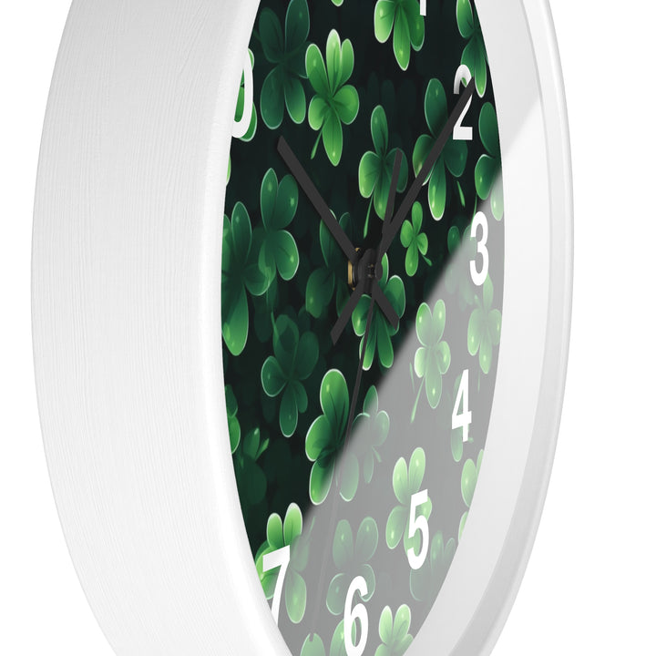 Clover Wall Clock, Irish Wall Clock - Brachjoyllc