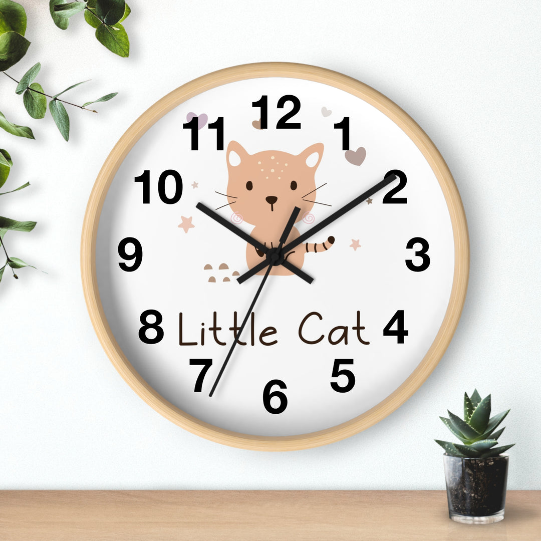 Little Cat Wall Clock, Cat Wall Clock - Brachjoyllc