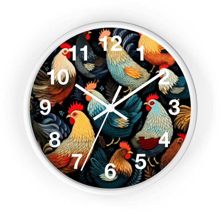 Chicken Wall Clock - Brachjoyllc